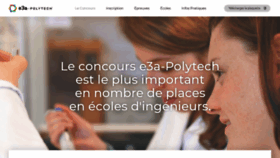 What E3a-polytech.fr website looked like in 2020 (3 years ago)