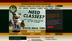 What Ega.edu website looked like in 2020 (3 years ago)