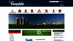 What Elektroenergetyka.pl website looked like in 2020 (3 years ago)