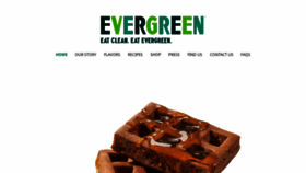 What Eatevergreen.com website looked like in 2020 (3 years ago)