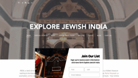 What Explorejewishindia.com website looked like in 2020 (3 years ago)