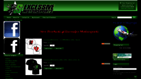 What Excessiveracing.com website looked like in 2020 (3 years ago)