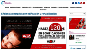 What E-ficiencia.com website looked like in 2020 (3 years ago)