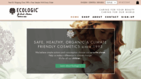 What Ecologiccosmetics.com website looked like in 2020 (3 years ago)