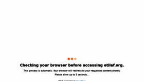 What Etilaf.org website looked like in 2020 (3 years ago)
