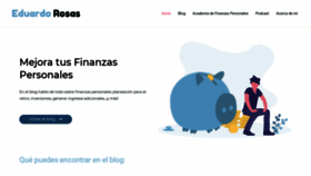 What Eduardorosas.mx website looked like in 2020 (3 years ago)