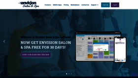 What Envisiontanning.com website looked like in 2020 (3 years ago)