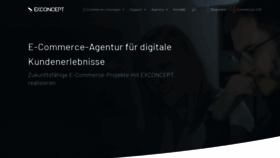 What Exconcept.de website looked like in 2020 (3 years ago)