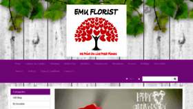 What Emuflorist.com.au website looked like in 2020 (4 years ago)
