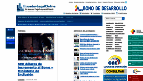 What Ecuadorlegalonline.com website looked like in 2020 (3 years ago)