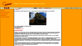 What Ecobouw.be website looked like in 2020 (3 years ago)