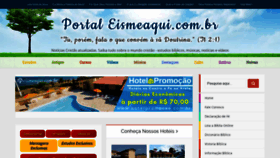 What Eismeaqui.com.br website looked like in 2020 (3 years ago)