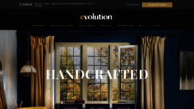What Evolutionwindows.com website looked like in 2020 (4 years ago)