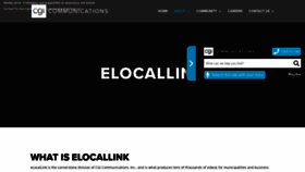 What Elocallink.com website looked like in 2020 (3 years ago)
