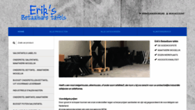 What Erik-betaalbare-tafels.nl website looked like in 2020 (3 years ago)