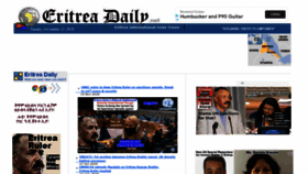 What Eritreadaily.net website looked like in 2020 (3 years ago)