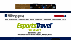 What Esportstravelsummit.com website looked like in 2020 (3 years ago)