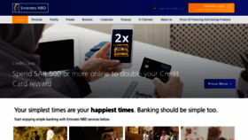 What Emiratesnbd.com.sa website looked like in 2020 (3 years ago)
