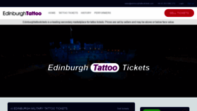 What Edinburghtattootickets.com website looked like in 2020 (3 years ago)