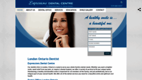 What Expressionsdentalcentre.com website looked like in 2020 (3 years ago)