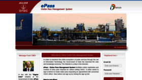 What Epass.ongc.co.in website looked like in 2020 (3 years ago)