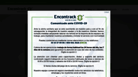 What Encontrack.com website looked like in 2020 (3 years ago)