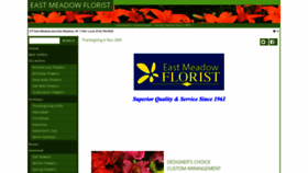 What Eastmeadowflorist.com website looked like in 2020 (3 years ago)