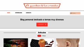 What Elguardiandeloscristales.com website looked like in 2020 (3 years ago)