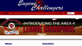 What Eugenechallengers.com website looked like in 2020 (3 years ago)