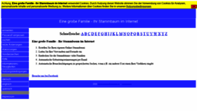 What Einegrossefamilie.de website looked like in 2020 (3 years ago)