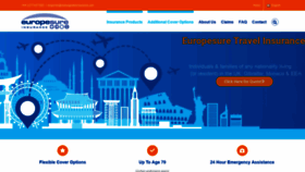 What Europesuretravelinsurance.com website looked like in 2020 (3 years ago)