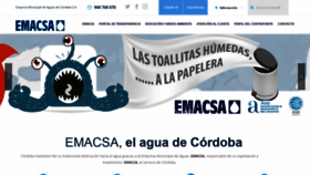 What Emacsa.es website looked like in 2020 (3 years ago)