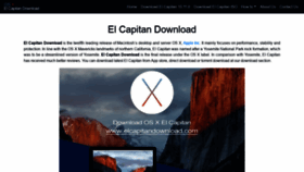 What Elcapitandownload.com website looked like in 2020 (3 years ago)