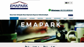 What Emapark.az website looked like in 2020 (3 years ago)