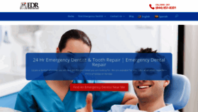 What Emergencydentalrepair.com website looked like in 2020 (3 years ago)