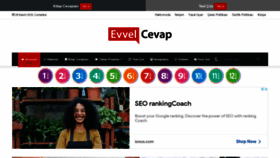 What Evvelcevap.com website looked like in 2020 (3 years ago)