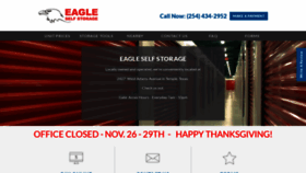 What Eagleselfstorage.net website looked like in 2020 (3 years ago)