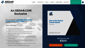 What Eedar.com website looked like in 2020 (3 years ago)