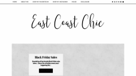 What Eastcoastchicblog.com website looked like in 2020 (3 years ago)