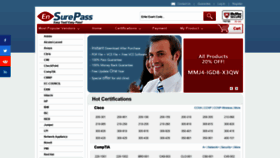 What Ensurepass.com website looked like in 2020 (3 years ago)