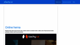 What Esachy.cz website looked like in 2020 (3 years ago)