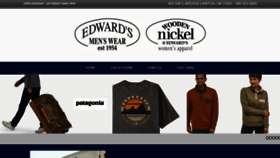 What Edwardsmensclothing.com website looked like in 2020 (3 years ago)