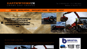 What Earthworksuk.co.uk website looked like in 2020 (3 years ago)