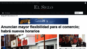 What Elsiglodedurango.com.mx website looked like in 2020 (3 years ago)