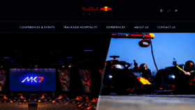 What Experiences.redbullracing.com website looked like in 2020 (3 years ago)