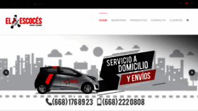 What Elescoces.mx website looked like in 2020 (3 years ago)