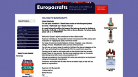 What Europacrafts.com website looked like in 2020 (3 years ago)