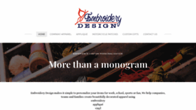 What Embroiderydesigntyler.com website looked like in 2020 (3 years ago)