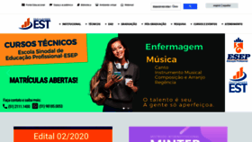What Est.edu.br website looked like in 2020 (3 years ago)