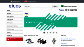 What Eicos.us website looked like in 2020 (4 years ago)